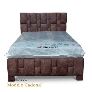 Cama Tapizada de 3 plazas - Modelo Cadena